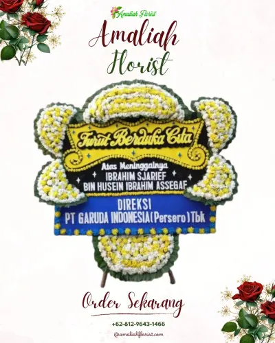 Papan Bunga Duka di Serai