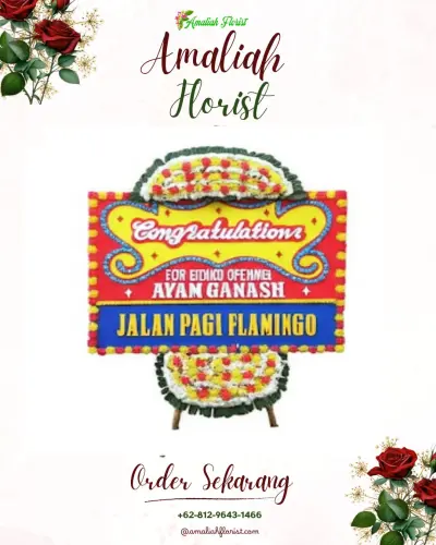 Bunga Papan Congratulation di Serai